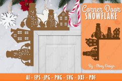 Snowman Door Corner Lasercut BUNDLE Product Image 10