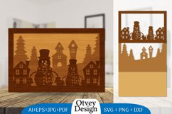 Christmas Snowman Layered Lasercut BUNDLE 10 DESIGNS Product Image 10