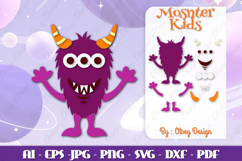 Monster Kids SVG, Funny Monster SVG BUNDLES Product Image 2