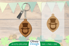 Keychain St Patrick&#039;s Day Lasercut Product Image 1