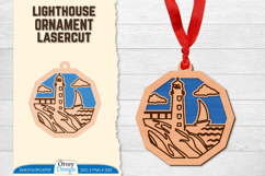 Lighthouse Ornament Lasercut BUNDLES Product Image 10