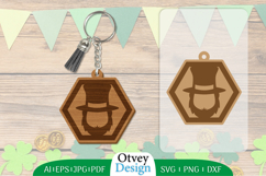 Keychain St Patrick&#039;s Day Lasercut Product Image 1