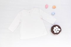 White Baby shirt mockup JPG 300 dpi, kids mockup Product Image 1