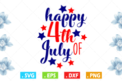 4th of july svg, Happy 4th of July Product Image 1