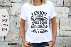 I Enjoy Long Romantic Walks Down The Aisles Of The Craft Product Image 1