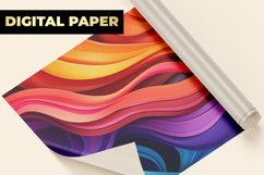 Colorful Abstract Texture Digital Paper Product Image 1