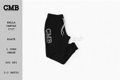 Bella Canvas 3727 Unisex Jogger Black Product Image 1