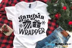 Gangsta Wrapper, Funny Christmas Shirt Svg, Christmas Svg Product Image 1