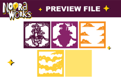 Fairy House 3D Light Box SVG Product Image 2