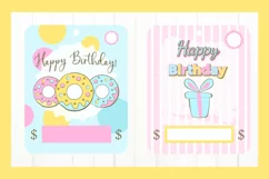 Happy Birthday Money Card PNG. Money Card Holder PNG Product Image 2