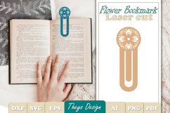 20 Design Flower Bookmark Papercut svg | Bookmark laser cut Product Image 15