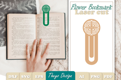 20 Design Flower Bookmark Papercut svg | Bookmark laser cut Product Image 4