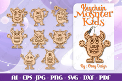 Monster Kids Keychain Lasercut BUNDLES Product Image 1