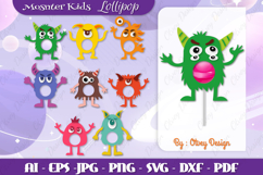 Monster Kids Lollipop Holders | Halloween Lollipop BUNDLES Product Image 1
