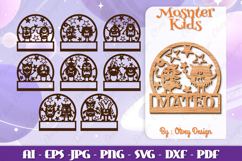 Monsters Kids Name Sign Lasercut BUNDLES Product Image 1