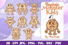 Monster Kids Keychain Lasercut BUNDLES Product Image 1