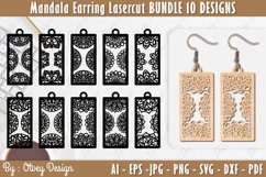 Mandala Earring Lasercut Bundle Product Image 1