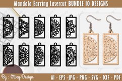 Mandala Earring Lasercut Bundle Product Image 1