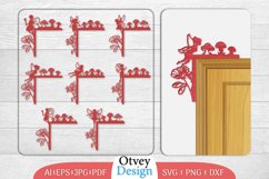 Fairy Door Corner Lasercut BUNDLES 8 DESIGNS Product Image 1