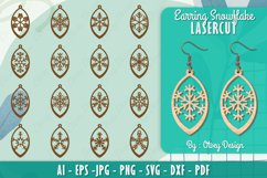 Snowflake 3D Layered Lasercut File Product Image 1