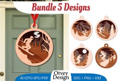 Sky Ornament Layered Lasercut BUNDLE Product Image 1