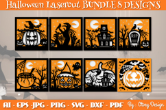 Halloween Decorations Layered Lasercut BUNDLES Product Image 1