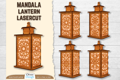 Mandala Lantern Lasercut BUNDLES Product Image 1