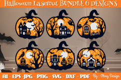 Halloween Pumpkins Lasercut File BUNDLES Product Image 1