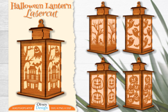 Halloween Lantern Lasercut File BUNDLES Product Image 1