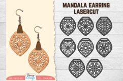 Mandala Earring Lasercut BUNDLES Product Image 1