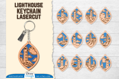 Lighthouse Keychain Lasercut | Ornament Lasercut BUNDLES Product Image 1