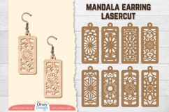 Mandala Earring Lasercut BUNDLES Product Image 1