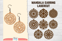 Mandala Earring Lasercut BUNDLES Product Image 1