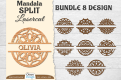 Mandala Split Lasercut BUNDLES Product Image 1