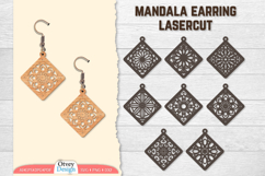 Mandala Earring Lasercut BUNDLES Product Image 1