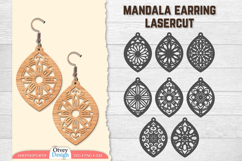 Mandala Earring Lasercut BUNDLES Product Image 1