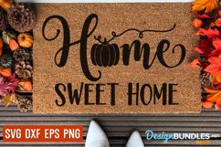 Home Sweet Home, Fall Svg, Thanksgiving Svg, Autumn Svg Product Image 1