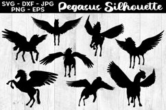 Pegasus Silhouettes Pegasus SVG EPS PNG Product Image 1