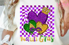 Mardi Gras Carnival PNG, Coquette Bow, Mardi Gras Y’all Png Product Image 6