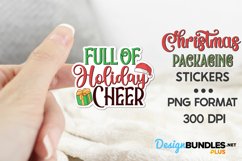 Full Of Holiday Cheer, Holiday Sticker Png, Santa Sticker Product Image 1
