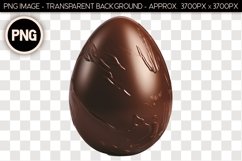 Chocolate Easter Egg PNG Isolated Object Product Image 1