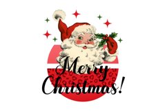 Vintage Christmas Sublimation Bundle. Santa PNG. Product Image 3