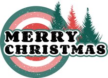 Christmas Vibes PNG. Retro Christmas Sublimation PNG. Product Image 5