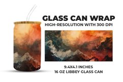 Colorful Glass Can Wrap Product Image 1
