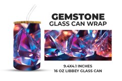 Gemstone Glass Can Wrap Product Image 1