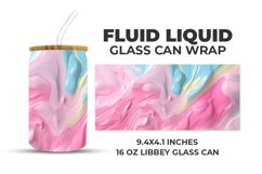 Fluid Liquid Glass Can Wrap Product Image 1