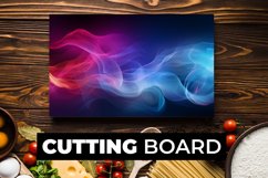 Multicolor Cutting Board Sublimation Product Image 1