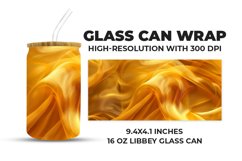 Golden Waves Glass Can Wrap Product Image 1
