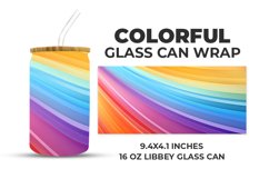 Colorful Glass Can Wrap Product Image 1