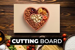 Mix Dry Fruits Cutting Board sublimation Product Image 1